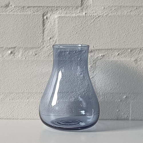 Vase i blåt glas