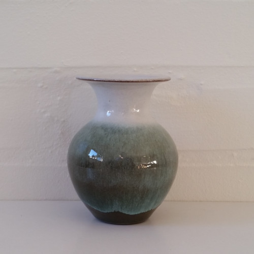 Vase med køn glasur