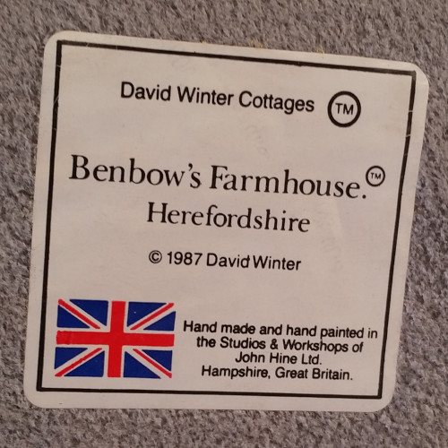 Benbows farmhouse, figur af engelsk hus