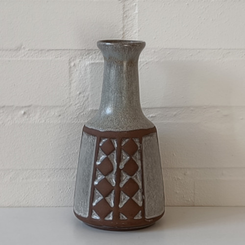 Frank Keramik, klassisk, grå vase
