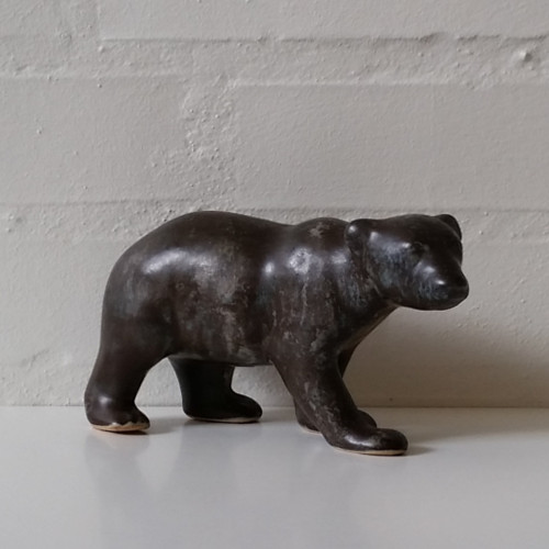 Johgus, keramikfigur af bjørn