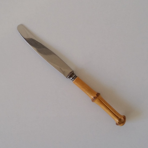 Frugtkniv i bambus og rustfri stål, 15,00 kr.